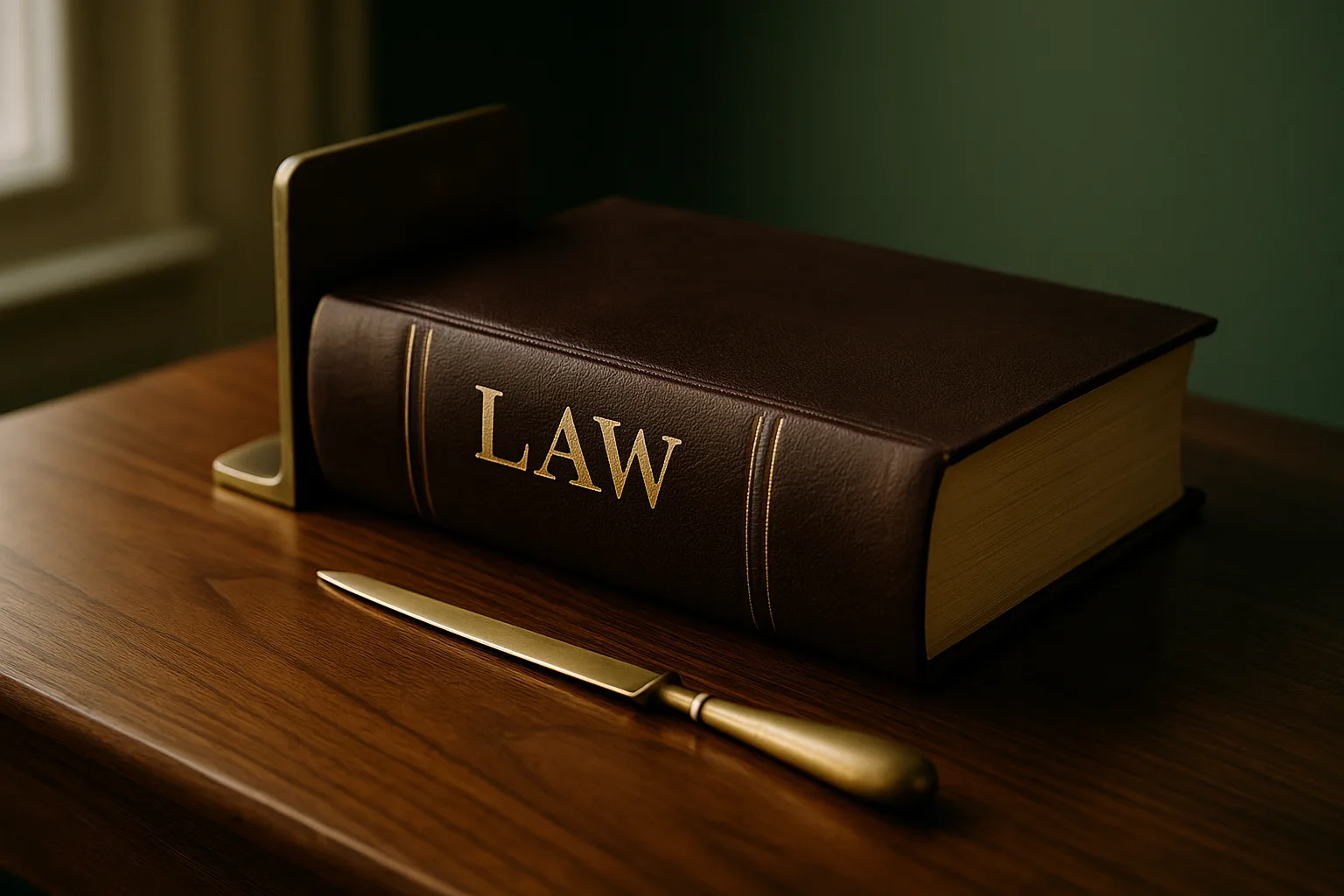 Legal — atmospheric portrait